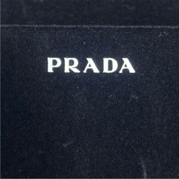 Prada SPR01H Brown Havana Gold Women Rectangular Wrap Sunglasses w/Case/Dust Bag - Picture 11 of 12